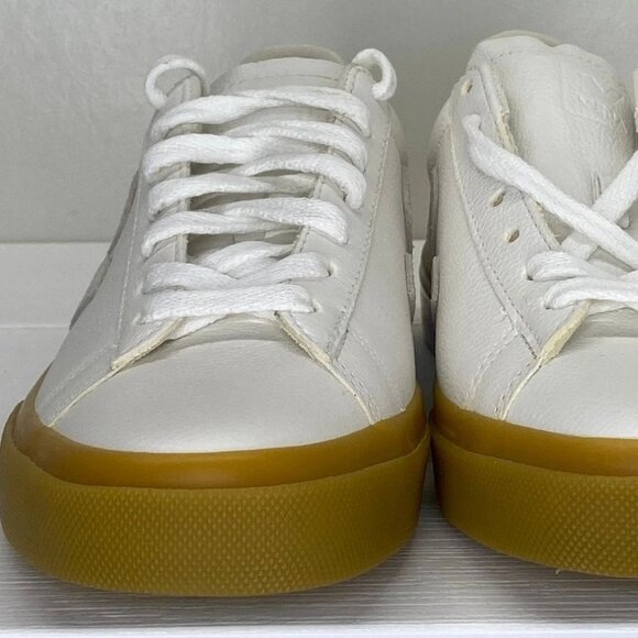 NEW VEJA CAMPO White Leather Sneakers Men’s 5 Casual - Picture 1 of 6